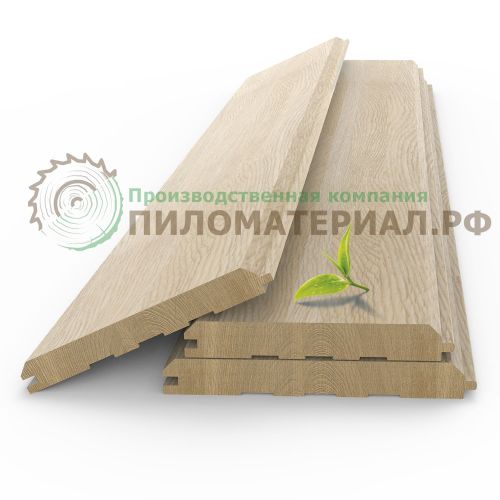 Имитация бруса из дуба 18х140 сорт Экстра